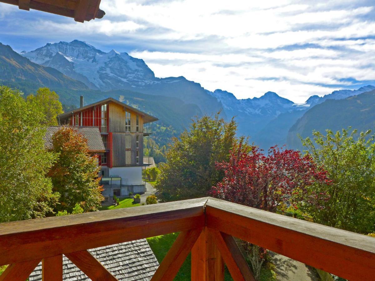 Apartment Rose Apt- Y By Interhome Wengen Bagian luar foto