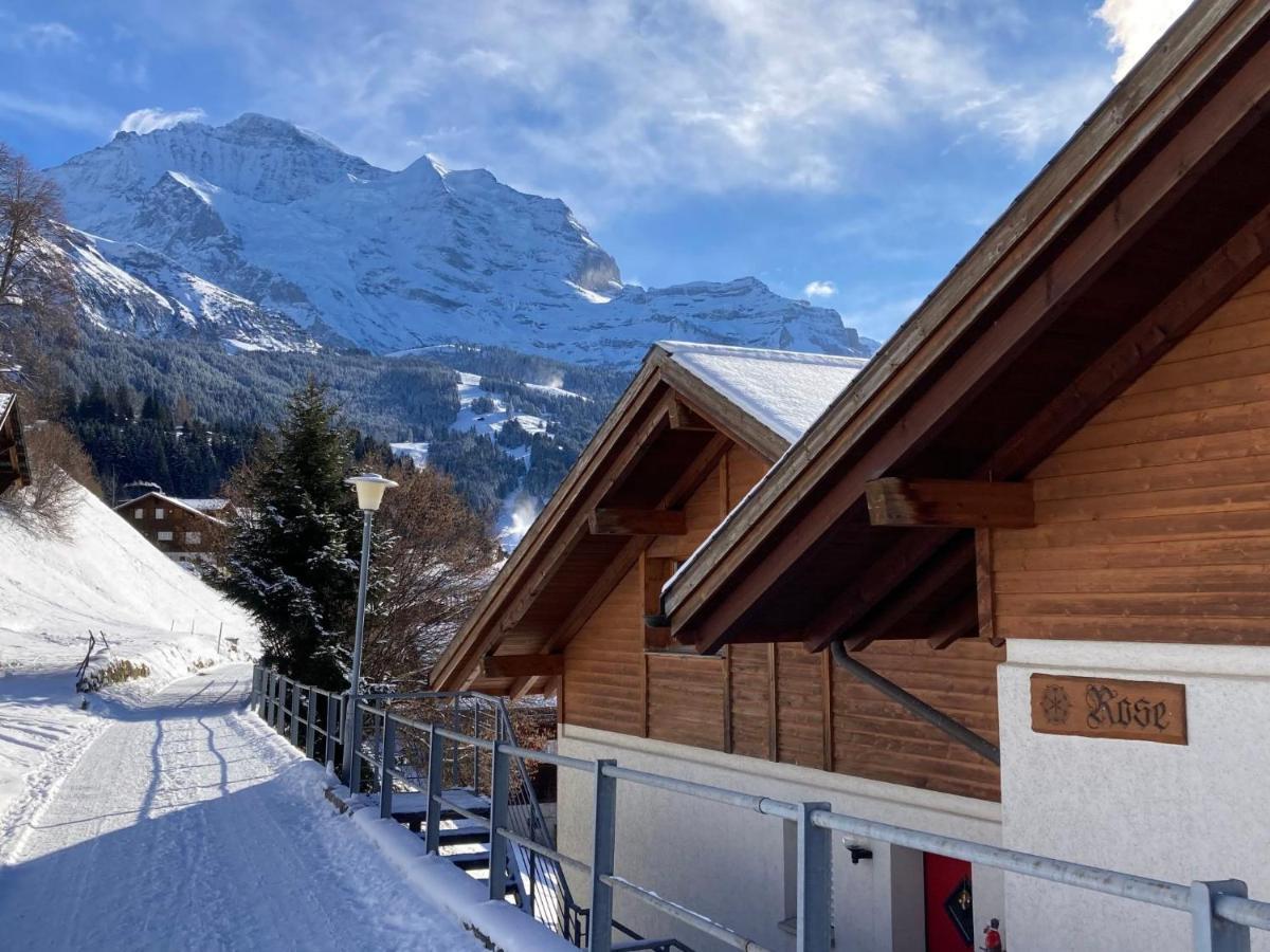 Apartment Rose Apt- Y By Interhome Wengen Bagian luar foto