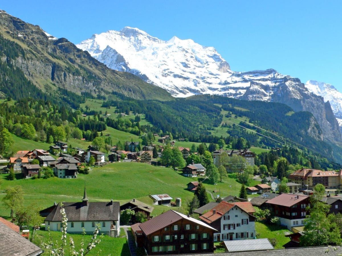 Apartment Rose Apt- Y By Interhome Wengen Bagian luar foto