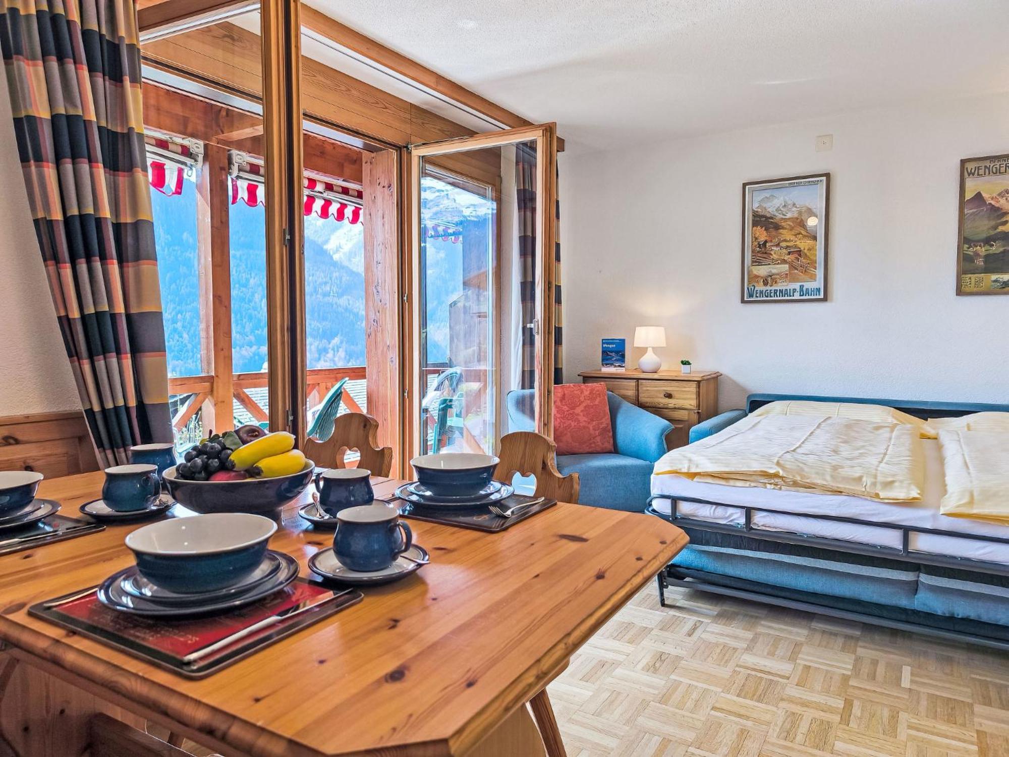 Apartment Rose Apt- Y By Interhome Wengen Bagian luar foto